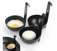 Stainless Steel Poached Egg Maker, Egg Cooker for Hard Boiled Eggs, Egg Poacher BBQ Tools, Poached Egg Cooker, Egg Steamer, Poached Egg Pan, Round Egg Cooker Rings for Breakfast Cooking Tool(3pcs)