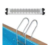 Stainless Steel Pool Ladder Step Replacement - 21.65x3.35x1.18 Inches, Swimming Pool Ladder Rung Step | Non-Slip Rung Parts For Outdoor Use