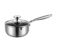 Stainless Steel Pot - Induction Pan With Pouring Lip | Saucepan With Lid | Boiling Pot | Nonstick Honeycomb Pattern Cookware Rust-Proof For Cafe Commercial Brewing Steaming Serving Baking Kitchen