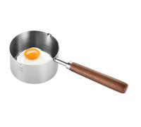 Stainless Steel Pot - Induction Sauce Pan Nonstick Interior for Soup, Milk, Sauces, Multipurpose Saucepan with Ergonomic Handle for Daily Cooking, Kitchen, and Meal Prep