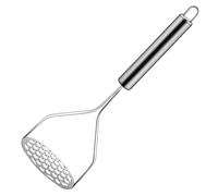 Stainless Steel Potato Masher - 25.3cm Kitchen Masher | Ergonomic Food Мasher- For Potatoes Vegetables Lightweight Durable Stainless Steel Мasher For Home Restaurant Camping Use