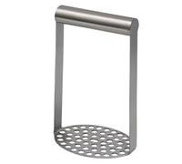 Stainless Steel Potato Masher, Mashed Potato Kitchen Tool, Heavy Duty Kitchen Masher, Meat and Vegetable Masher 4.33x3.39x7.09 Inches for Avocado, Beans, Meat, Vegetables