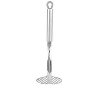 Stainless Steel Potato Masher | Thickened Sturdy Masher for Potatoes/Sweet Potatoes/Infant Food | Kitchen Tool with Storage Hook