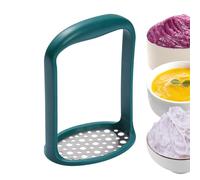 Stainless Steel Potato Smasher - Non Slip Grip Ricer Tool, Durable Vegetable Press Shredder, Ergonomic Kitchen Mashing Device, Easy Clean Food Prep Accessory | Smooth Puree Solution For Cooking