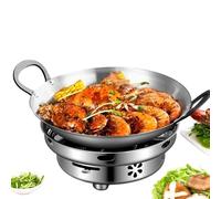 Stainless Steel Pots - Wax Liquid Safe Pot Stainless Steel With Lid | Portable Adjustable Cookware Kit With Burner Stove For Home Tabletop Outdoor Camping Picnic Kitchen Hotel Restaurant