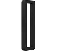 Stainless Steel Push Pull Door Handle, Heavy Duty Commercial Double Sided Bar Barn Handles Shower Glass Pulls, Office Shop Entry, Garages Sheds Gates(Black,102.5cm/40.3in)