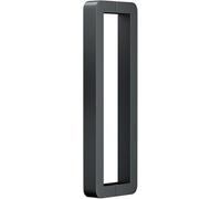Stainless Steel Push Pull Door Handle, Heavy Duty Commercial Double Sided Bar Barn Handles Shower Glass Pulls, Office Shop Entry, Garages Sheds Gates(Gray,102.5cm/40.3in)