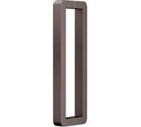 Stainless Steel Push Pull Door Handle, Heavy Duty Commercial Double Sided Bar Barn Handles Shower Glass Pulls, Office Shop Entry, Garages Sheds Gates(Brown,152.5cm/60in)