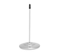 Stainless Steel Receipt Spike & Memo Holder | Solid 5.7oz Base for Menus/Notes/Documents | Office Desk Organizer with Secure - Grip Design, 8x8x17.5cm