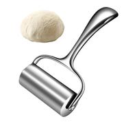 Stainless Steel Rolling Pins - Non Stick Heavy Duty Stainless Steel Tool - Pizza Dough Roller With Ergonomic Handle - For Pastry Pizza Bread | Dumpling Fondant Cake Cookie