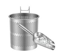 Stainless Steel Scoop and Holder Set, Professional-Grade Scooper with Hygienic Storage Mount, Sleek Rust-Resistant Design for Quick and Clean Ice Dispensing, Versatile Tool Perfect