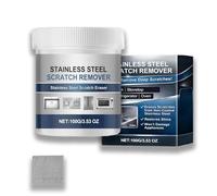 Stainless Steel Scratch Remover Kit, Multi-purpose Stainless Steel Scratch Remover Paste for Kitchen, Home, and Commercial Surfaces (1pcs)