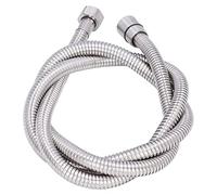Stainless Steel Shower Hose | High - Pressure Protected & Oxidation Protected | 1.5m / 4.9ft Flexible Shower Hose for Bathroom | G1 / 2 Universal Fit | Silver