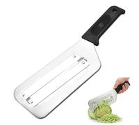 Stainless Steel Shredder Knife, Cabbage Shredder for Coleslaw, Cortador de col manual de acero inoxidable, Mandolina de cocina profesional, Cortadora de verduras (Negro)