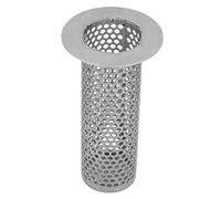 Stainless Steel Sink Strainer & Drain Screen Guard | Helps Avoid Hair Clogging in Bathroom/Kitchen/Laundry | 304 Grade Mark Tolerant, Simple Setup (Inner diameter 3.3cm, height 10cm, outer