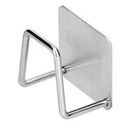 Stainless Steel Sponge Holder | Wall Mounted Drain Rack for Kitchen Sink/Bathroom | No Tools Adhesive Hook & Organizer | Rustproof, Space Saving