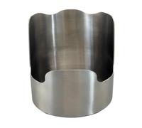 Stainless Steel Spoon Rest | 10x10x9.5cm/3.94x3.94x3.74in Vertical Space Saving Pot Pot Lid Holder | Kitchen Utensil Holder | For Ladles Whisks Tongs Spatulas Kitchen Countertop Cutting Board Meal