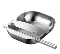Stainless Steel Spoon Rest - Self-Standing Spatula Holder | Kitchen Ladle Rest for Home, Cooking, Restaurante, Buffet, Baking, Desk, Counter, Indoor Use, Kitchen Organization