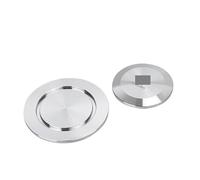 Stainless Steel SS304 Aluminum KF Blank flange NW25 Vacuum Flange Blank KF Vacuum Fittings KF16 KF25 KF40 KF50 AUOQKQUT(KF40,1 PACK_ALUMINUM)