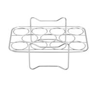 Stainless Steel Steam Rack - MultiPurpose Round Cooling Stand, Heat Resistant Cooking Support Grid, Multifunctional Heavy Duty Kitchen Accessory | Pressure Cooker Skewer Holder for Steaming