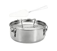 Stainless Steel Steamer - Non Stick Food Steamer, Steam Pot with Lid, Kitchenware Feature, Stainless Cookware, Cooking Steamers for Vegetables Dumplings Sauce Oatmeal Home Kitchen Camping Travel