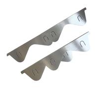 Stainless Steel Stove Guards For Counter - Set Of 2 Retractable Kitchen Counter Slot Covers, Universal Filler For Stovetops & Microwave, Sleek Kitchen Countertop Edge Guard, Rustproof & Durable