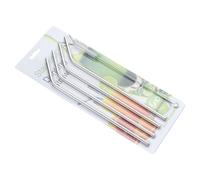 Stainless Steel Straws - 8.86 Inches Drinking Straw for Eco Friendly Use, Safe Reusable with Cleaning Brush, Bubble Tea Accessory for Home, Men, Women, Adults, Teens, Outdoor, Travel, Silver Metal