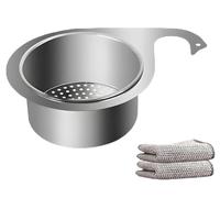 Stainless Steel Swan Sink Strainer Basket, Swan Drain Basket for Kitchen Sink, Faucet Hanging Filter Basket, Vegetable, Kitchen Sink Drain Basket (1)