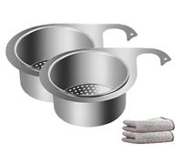 Stainless Steel Swan Sink Strainer Basket, Swan Drain Basket for Kitchen Sink, Faucet Hanging Filter Basket, Vegetable, Kitchen Sink Drain Basket (2)
