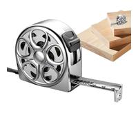 Stainless Steel Tape, Hollow Design Measure, Instant Lock Tool, Handy Accessory, Compact Outdoor Aid, Long Lasting Industrial Helper, for Agricultural Tracks Industrial Engineering 6,5x6.5x3cm