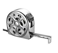 Stainless Steel Tape Measure, Hollow Design Measuring Tape with Instant Lock and Anti-Fall Protection, Handy Measuring Tool for Agricultural Tracks, Industrial Engineering, Outdoor Projects