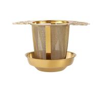 Stainless Steel Tea Infuser, Fine Mesh Filter Basket, 2.76x4.45 Inches Large Capacity Steeper with Sturdy Build, Loose Leaf Strainer, Tea Infuser with Double Handle Design for Teapots and Mugs