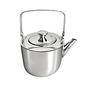 Stainless Steel Tea Kettle, 1,3L Metal Boiling Teapot With Handle and Infuser, Durable Brewing Kettle For Travel Kitchen Home Restaurant Apartment Dormitory Camping Office Tea Making Use