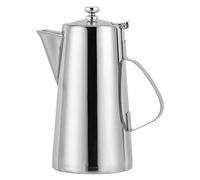Stainless Steel Tea Kettle - Large Capacity Boiling Pot, Loud Whistle Alert System, Anti Slip Grip Handle Jug | Polished Mirror Finish For Home Cooking Camping Beverage Preparation Indoor Outdoor