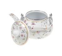 Stainless Steel Tea Pot Floral Ceramic Teapot Porcelain Enameled Teakettle Tea Kettle Stovetop Janpan Enameled Teakettle
