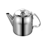 Stainless Steel Tea Pot - Tea Kettle With Handle And Sealed Lid Coffee Kettle | Spill-Proof Beverage Dispenser For Commercial Service Meeting Room Home Living Room Apartment