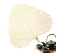 Stainless Steel Tea Strainer - 4 x 3 in Leaf Shape Steeper, Kung Fu Cup Filter, Reutilizable Metal Inuser, Maple Drink Cover, Bodhi Coffee Screen, Durable Fine Mesh Tool, Heat-Resistant Compact