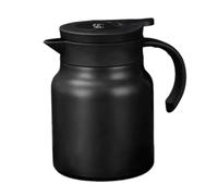Stainless Steel Teapot - 1L Insulated Carafe, Vacuum Coffee Pitcher, Intelligent Temperature Display, Thermal Beverage Pot | Home Office Usage, Tea Coffee Serving, Heat Retention Solution, Extended