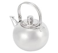 Stainless Steel Teapot, Water Kettle Tea Kettle with Filter Coffee Pot Stove Top Tea Pot for Loose Leaf Stovetop Teapot for Camping Home Kitchen (14 cm)