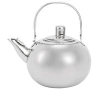 Stainless Steel Teapot, Water Kettle Tea Kettle with Filter Coffee Pot Stove Top Tea Pot for Loose Leaf Stovetop Teapot for Camping Home Kitchen (16 cm)
