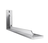 Stainless Steel Thickened Heavy-Duty Triangular Bracket Wall Fixed Layer Plate Storage Rack Suspended TV Cabinet Hidden Adecuado para garajes y cocinas(SS 18 inch)