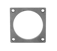 Stainless Steel Threaded Plate 39x39mm | M4 Thread Hole for Robot Spare Parts / DIY Projects | 4803 - 0039 - 0039 Model with 32mm Pattern for Secure Fixing