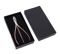 Stainless Steel Toenail Nippers Lifter Pedicure Tools for Ingrown Nail, Ergonomic Design, (Rose Gold)
