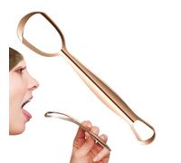 Stainless Steel Tongue Scraper, Tongue Cleaner for Adults, Oral Hygiene Tool, Bad Breath Remover, Metal Tongue Scraper, Tongue Scraper Fan Shaped, Reutilizable Tongue Cleaner