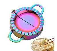 Stainless Steel Tortilla Sealer, Manual Dumpling Press Mold Tool, Handheld Sealing Device for Empanadas Ravioli Dough Pies Cooking Meal Prep Kitchen Accessories Home Use 14.9x9.5cm