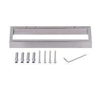 Stainless Steel Towel Rack | Wall Mounted Towel Holder for Bathroom/Kitchen/Bedroom | Sturdy Square Towel Bar with Simple Installation Kit