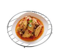 Stainless Steel Trivet - Stainless Steel 18.5x18.5cm | Heat Resistant Dish Mat, Square Round Metal Anti Scald Table Protector For Hot Pots and Pans | For Cooking Baking Kitchen Countertop Protection