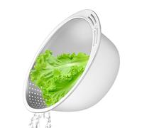 Stainless Steel Washer, Household Wash Basket with Diagonal Bottom Design, Drain Basket for Grains, Fruits, Pasta and Vegetables, Durable Kitchen Strainer Colander for Home Use