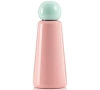 Stainless Steel Water Bottle - 500ml Insulated Water Bottle BPA Free. Cool and Modern Leak Proof Skittle Bottle Flask. Cold for 24+ Hours, Hot for 12. Pink & Mint by Lund London