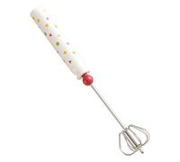 Stainless Steel Whisk - Semi-Automatic Baking Frother - Milk Frother Egg Beater Whisk | For Coffee Milk Drink Cream Flour Blending Whisking Beating Stirring